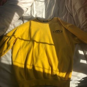 A bright yellow iowa sweater!!